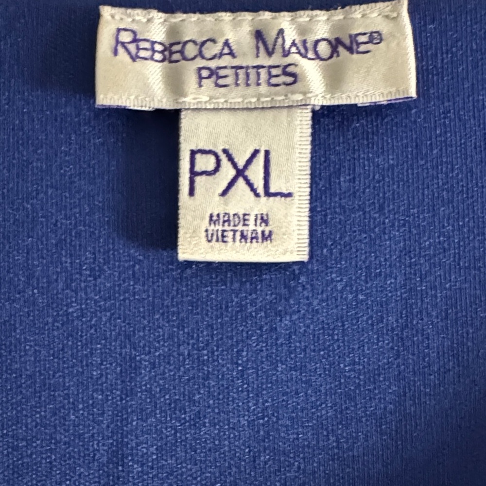 Rebecca Malone Petites Sheer Layered Top – Size PXL - Picture 3 of 6